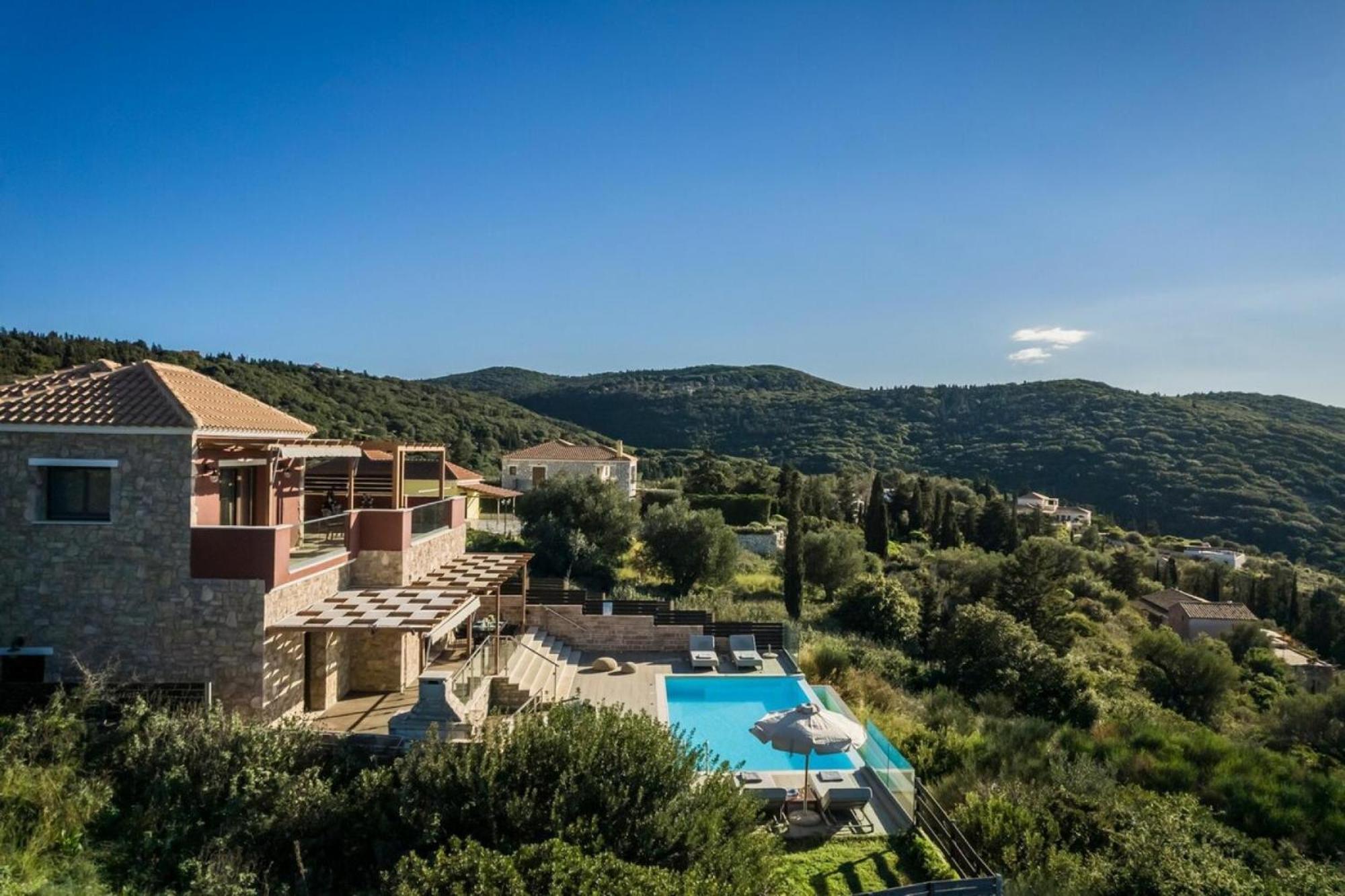 Entheos Private Villa Fiskardo Kefalonia Greece Buitenkant foto