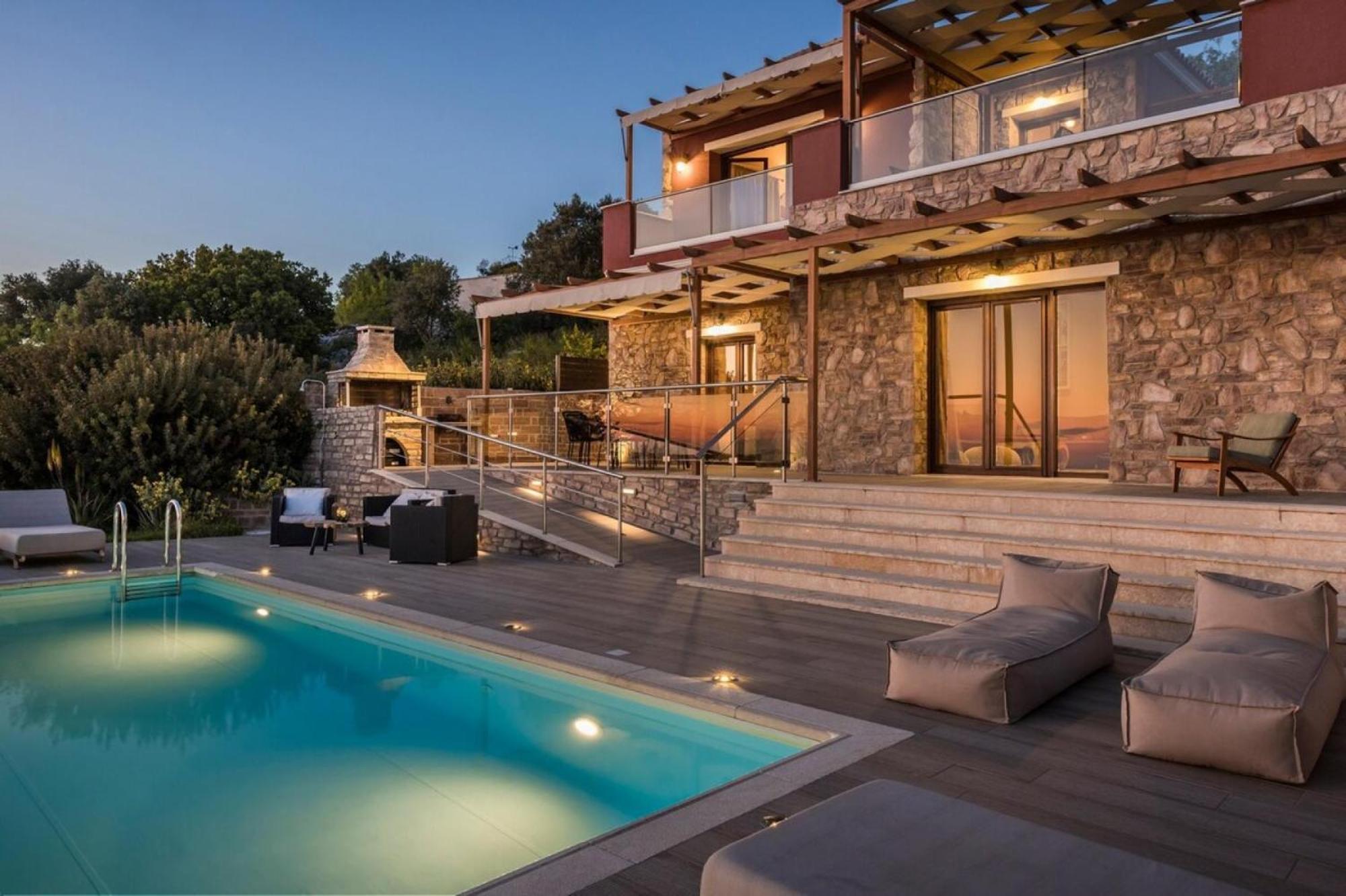 Entheos Private Villa Fiskardo Kefalonia Greece Buitenkant foto
