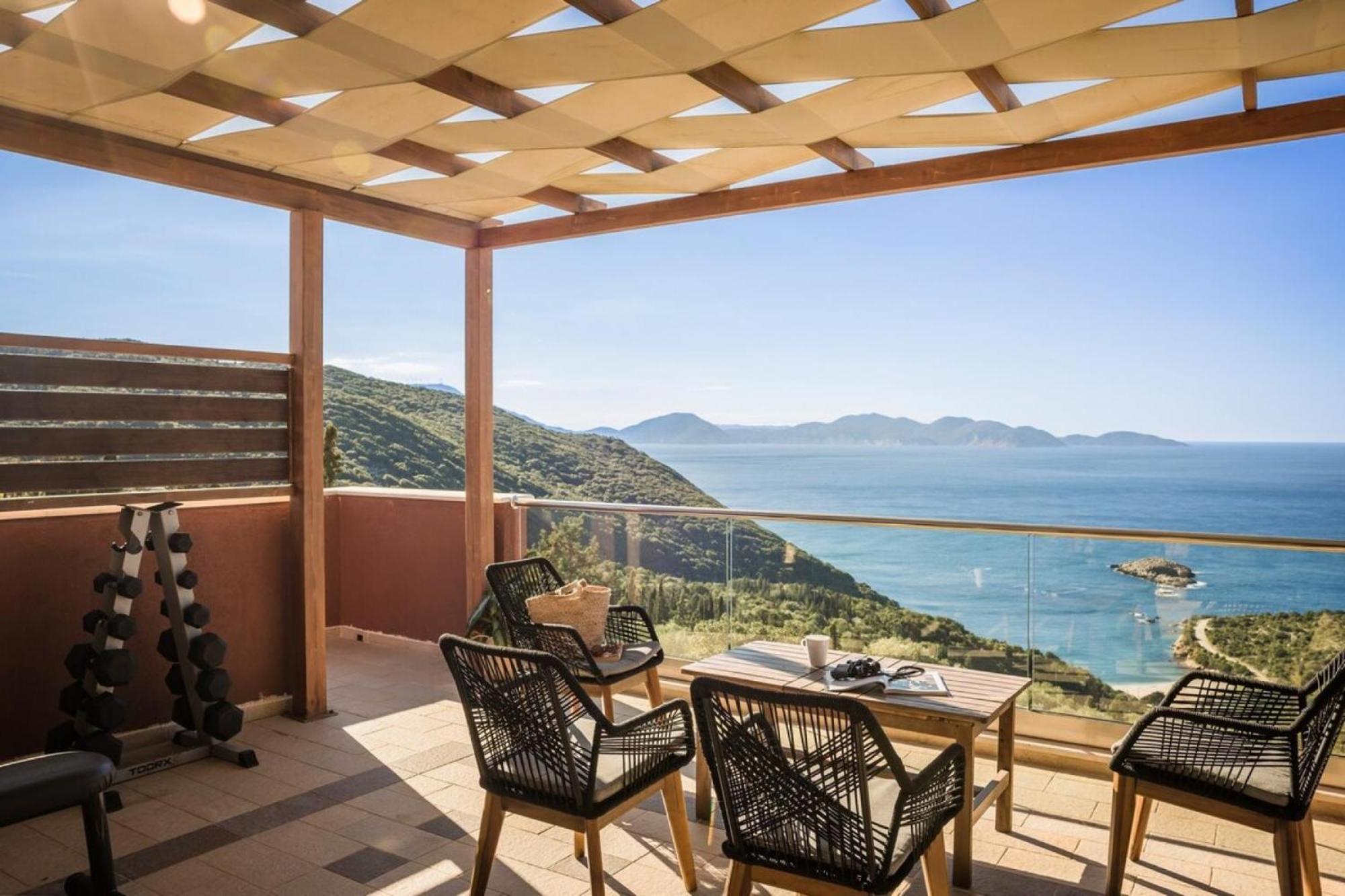 Entheos Private Villa Fiskardo Kefalonia Greece Buitenkant foto